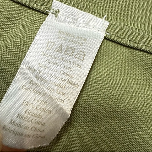 Everlane Utility Jacket in Olive Green Militar size Small 100% Cotton - Picture 9 of 12